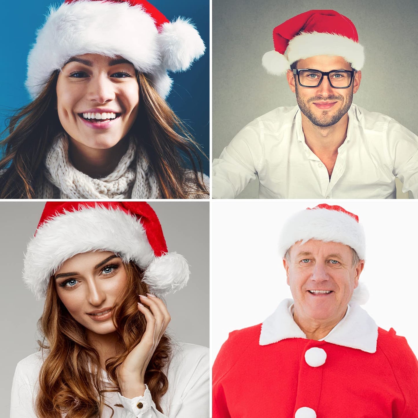 FLUFFY / VELVET CHRISTMAS HAT